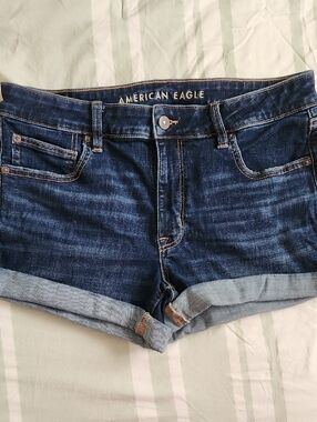 Womens American Eagle Jean Shorts Size 12